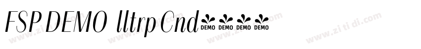 FSP DEMO   lltrp Cnd字体转换
